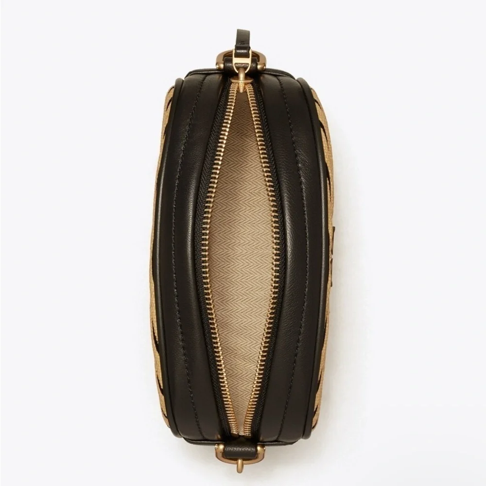 New Tory Burch Kira small chevron camera bag